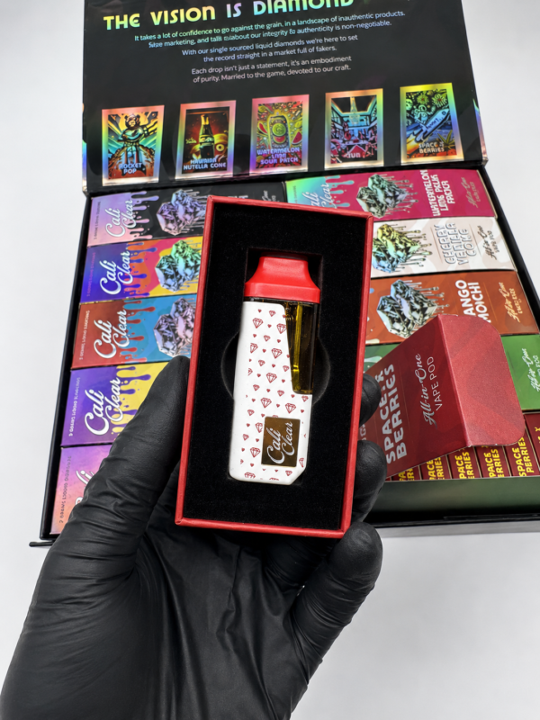 Cali Clear 2G Disposable with visible Liquid Diamonds reservoir