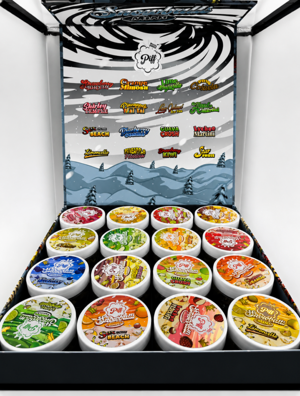 Piff Snowballs Mini 16 flavor variety pack