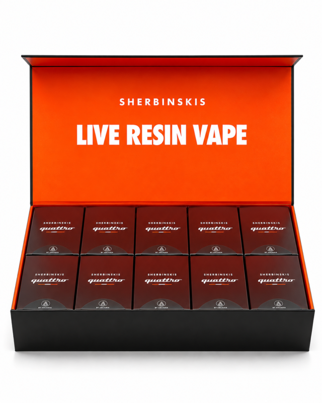 Sherbinskis Quattro 2G Dual Chamber Disposable Vape