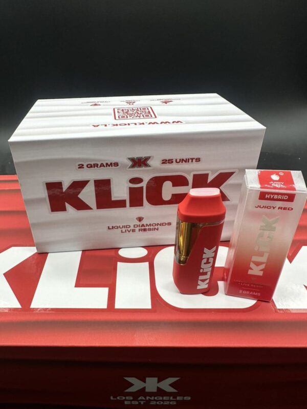 Klick Disposable 2G Liquid Diamonds + Live Resin Vape