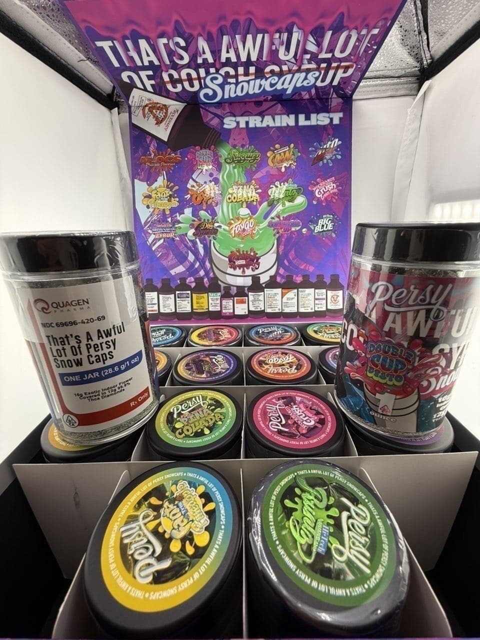 Persy x awful lot of cough syrup snowcaps