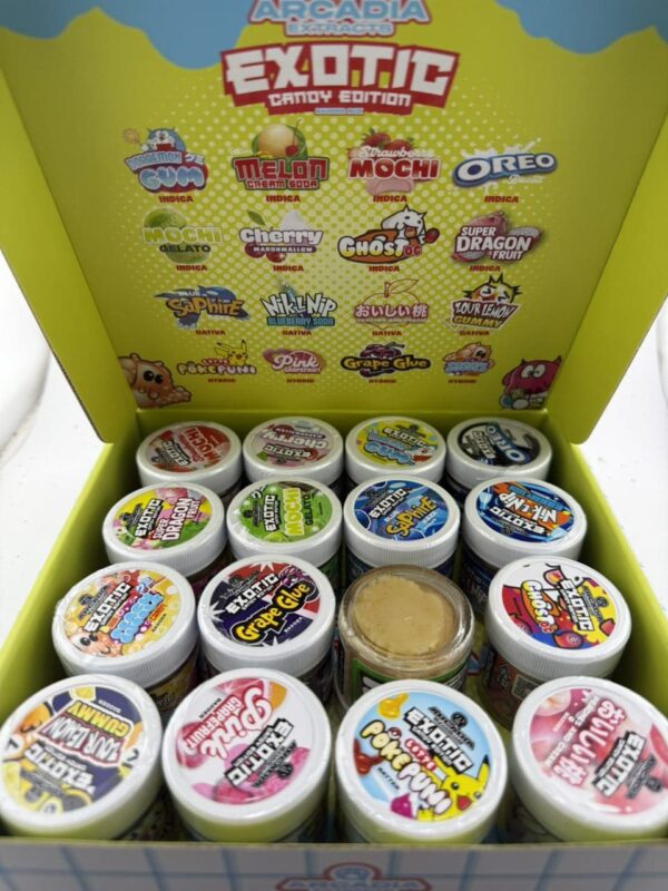 Arcadia Extracts THC Badder – Exotics Candy Edition | Premium Dabs