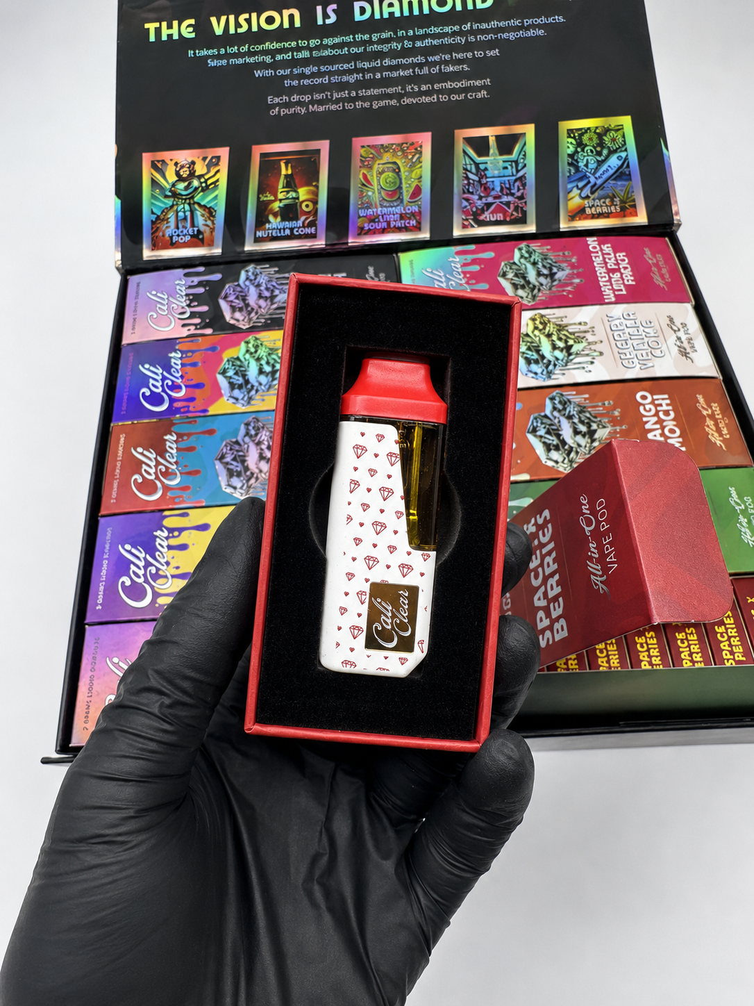 Cali Clear 2G Disposable with visible Liquid Diamonds reservoir
