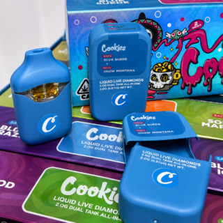 Cookies Disposable 2G Dual Tank Liquid Live Diamonds box