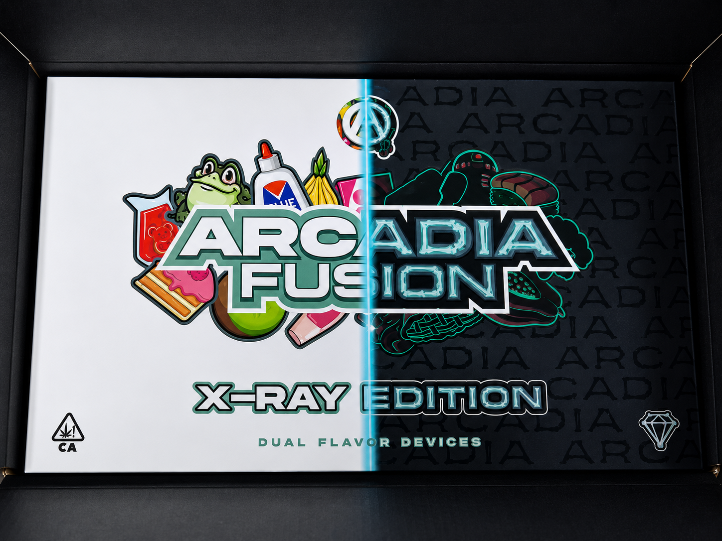 Arcadia Fusion 2g Dual Flovor Vape X-Ray Edition - Image 3