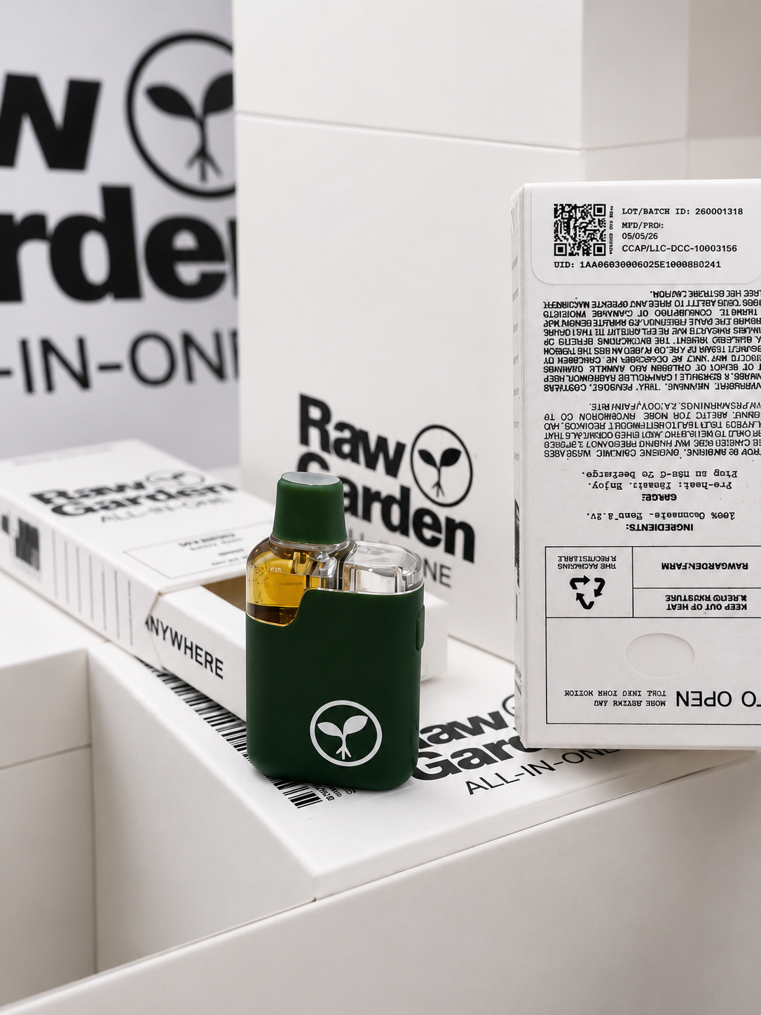 Raw Garden 2G Disposable all-in-one Refined Live Resin vape