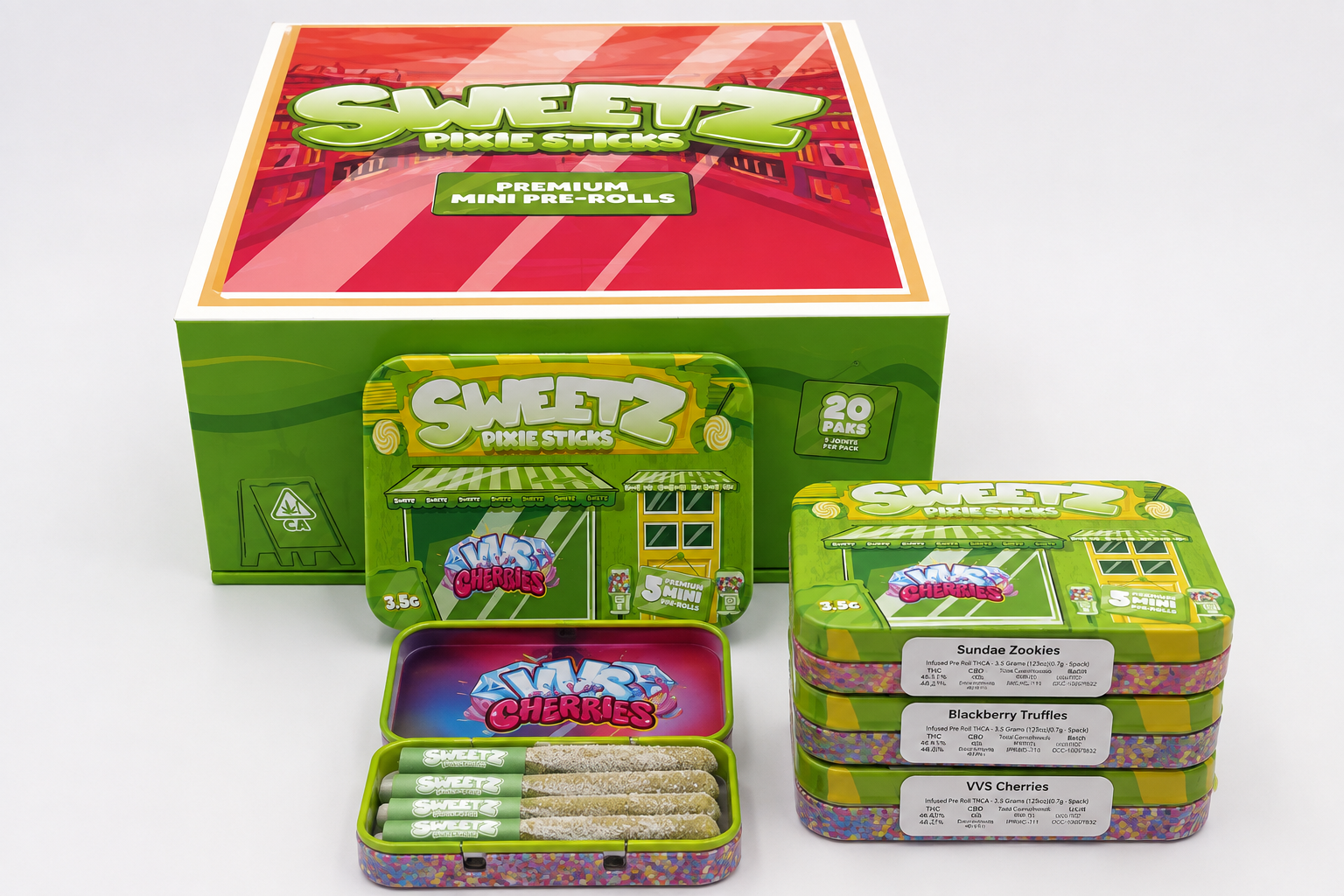 Sweetz Pixie Sticks Premium Mini Pre-Rolls