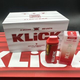 Klick Disposable 2G Liquid Diamonds + Live Resin Vape